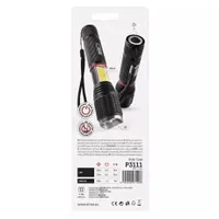 Emos P3111 cob led zseblámpa 230 lm 210 m 3xAAA alumínium 148x35 mm 158 g #6