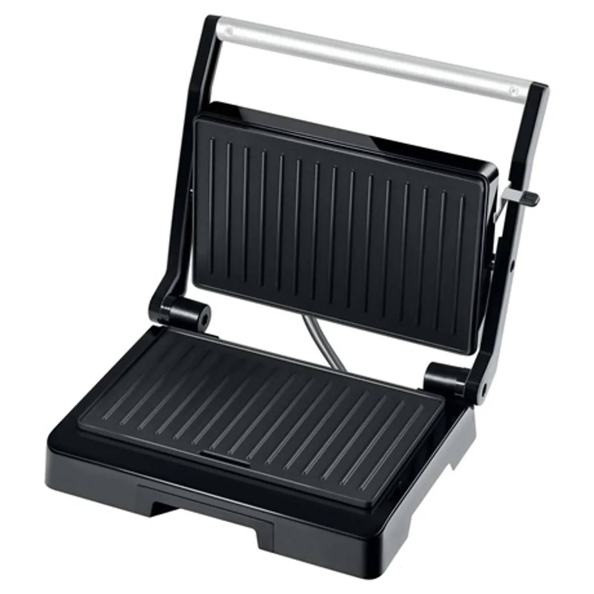 Sencor SBG 2070SS KONTAKT PANNINI GRILL tapadásmentes bordázott sütőlapok 1000 W #1