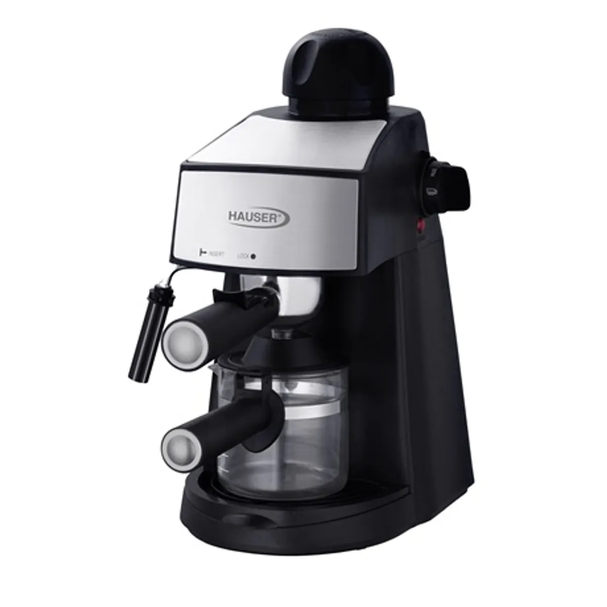 Hauser CE-920 kávéfőző 4 csésze, 3,5 bar, gőzölő, kivehető csepptálca, túlmelegedés elleni védelem, 3 év garancia #2
