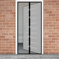 Delight 11398BK Mágneses szúnyogháló ajtóra 100x210 cm fekete #1