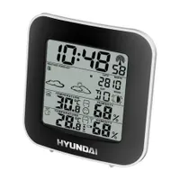Hyundai WS8236 időjárás állomás DCF77 idő beltéri 0-50C, kültéri -40-70C, beltéri és kültéri páratartalom 20-95, 433 MHz, 3 kültéri szenzor #1