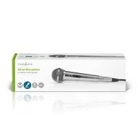 Nedis MPWD45GY dinamikus mikrofon kardioid, XLR csatlakozás, 6,35 mm kimenet, 600 Ohm, 80 Hz-13 kHz, 5 m kábel, fém test, kapcsoló igen #3