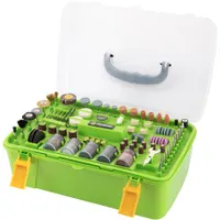 Fieldmann FDMB 200172-E csiszológép mini 0.8-3.2 mm befogó 440 db tartozékszett #6