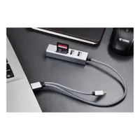 Yenkee YHC 103SR USB-C OTG hub és kártyaolvasó 3x USB 2.0 Micro SD SDHC SDXC #3