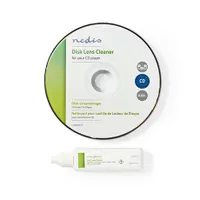 Nedis CLDK100TP CD-lencse tisztító lemez 20 ml tisztító folyadék