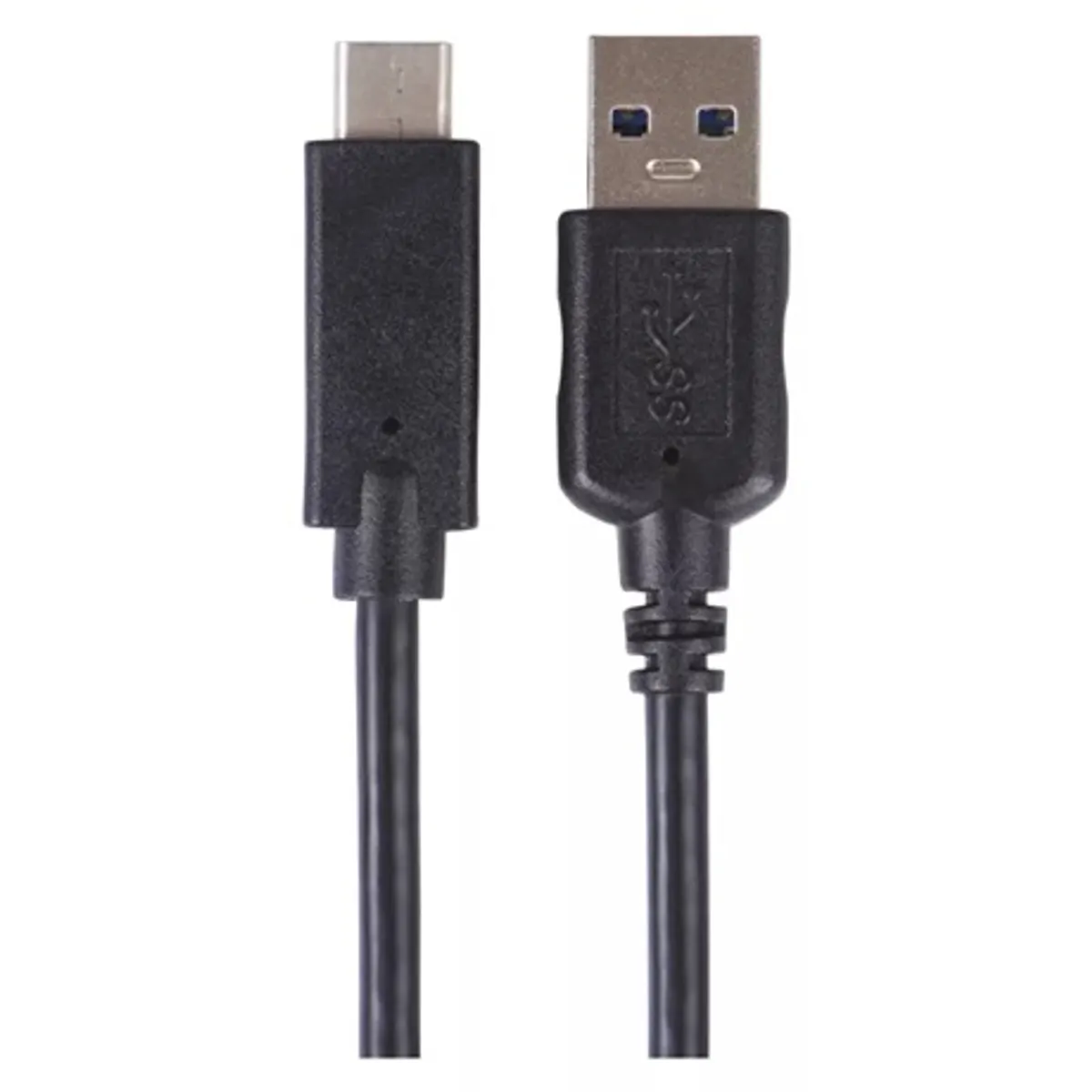 Emos SM7021BL USB-A USB-C töltő- és adatkábel 1 m fekete #1