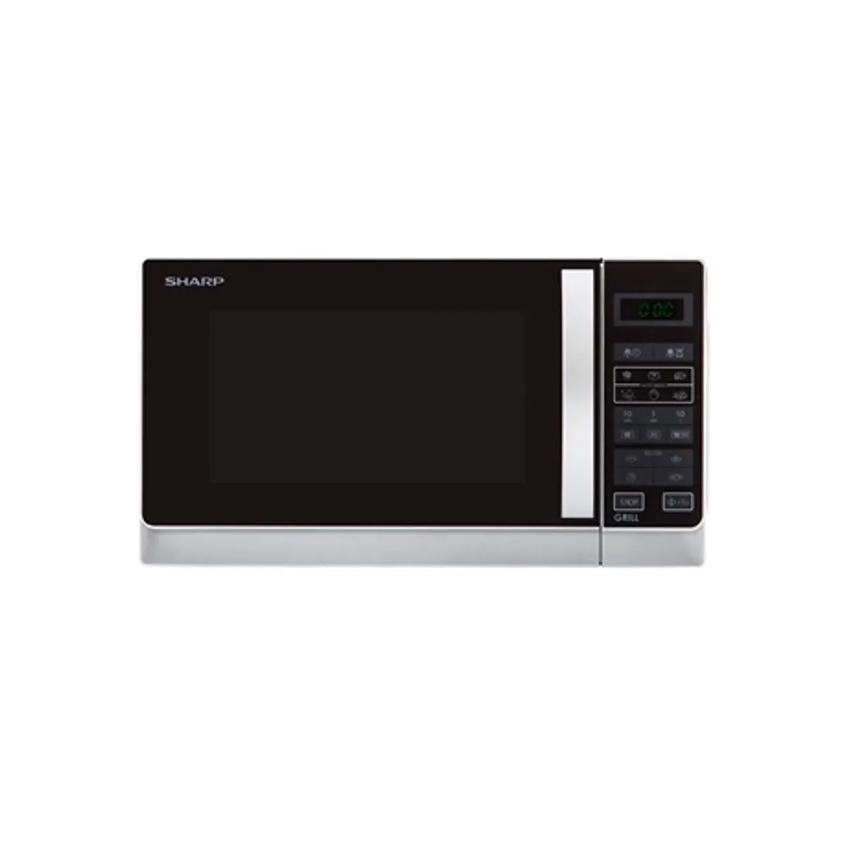 Sharp R642INW grilles mikrohullámú sütő 20l 800W 1000W grill kvarc 11 fokozat 8 automata program Gyerekzár Digitális kijelző Időzítő 99 #7