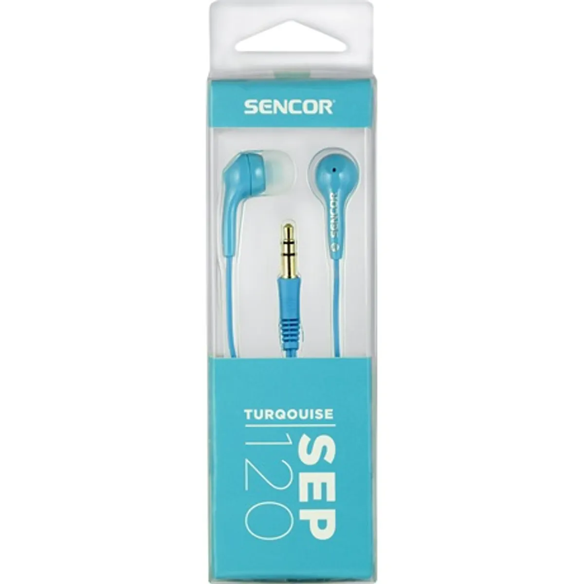 Sencor SEP120T fülhallgató 16 Ohm 20-20000 Hz 3,5 mm jack 1,2 m türkiz #2