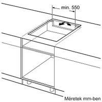 Bosch PUE64KBB5E indukciós főzőlap 4 zónás keretes kivitel beépíthető 56 cm PowerBoost TouchSelect #6