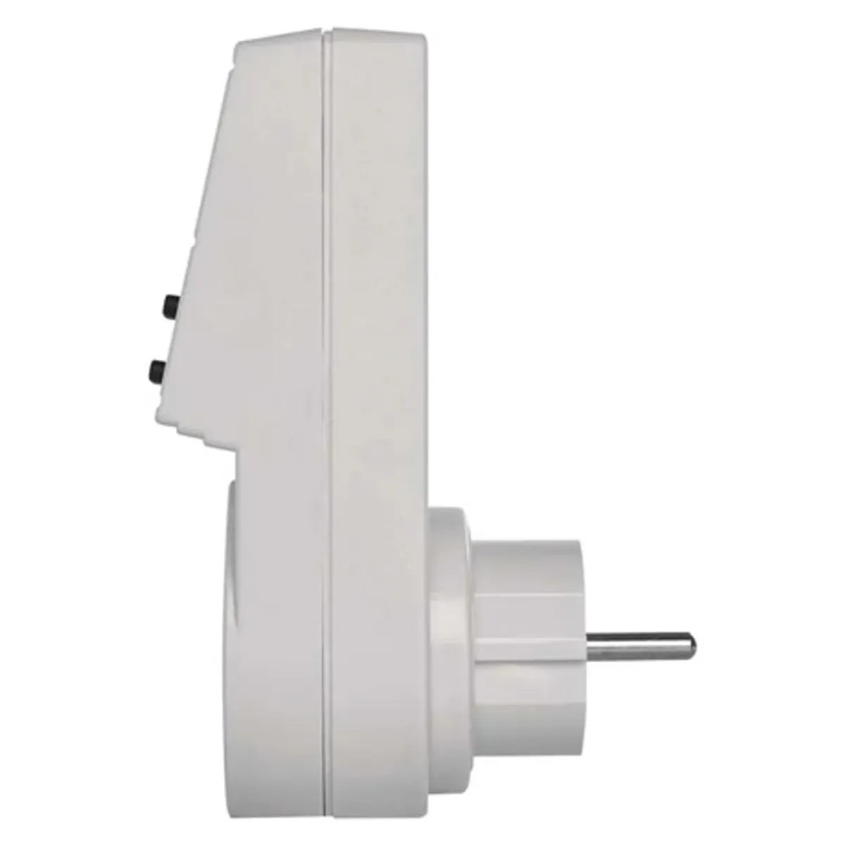 Emos P5521N digitális időkapcsoló aljzat 230V 16A 3680W IP20 8 programok 1 perc kapcsolási idő nyári időszámítás gyerekzár NiMH 1,2V gombelem #2