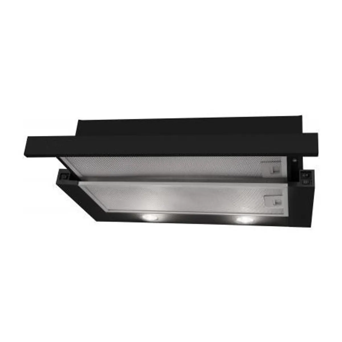 Novacook D006 FEKETE Páraelszívó beépíthető Fekete üvegkerámia, A, 300m3h, 57dB, 2 sebesség, 595x300x176mm #1