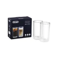 Delonghi DLSC325 Cold Brew üvegpohár 2db-os 300ml duplafalú boroszilikát mosogatógépben mosható mikrohullámú sütőbe tehető #1