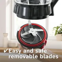 Bosch MMB6177S VitaPower Serie 4 turmixgép 1200 W 2 az 1-ben pengével ToGo palack 0,6 L #5