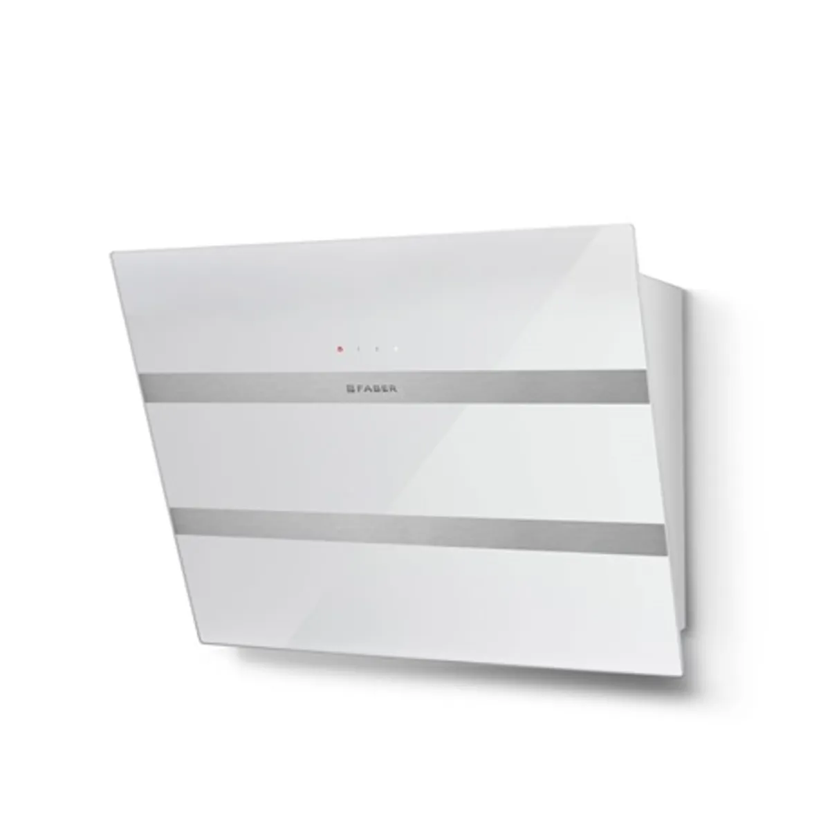 Faber STEELMAX EV8 LED WH/X A80 Páraelszívó 800 mm érintéses vezérlés 2x LED fém kazettás szűrő 320-730 m3/h energiaosztály B fehér üveg #1