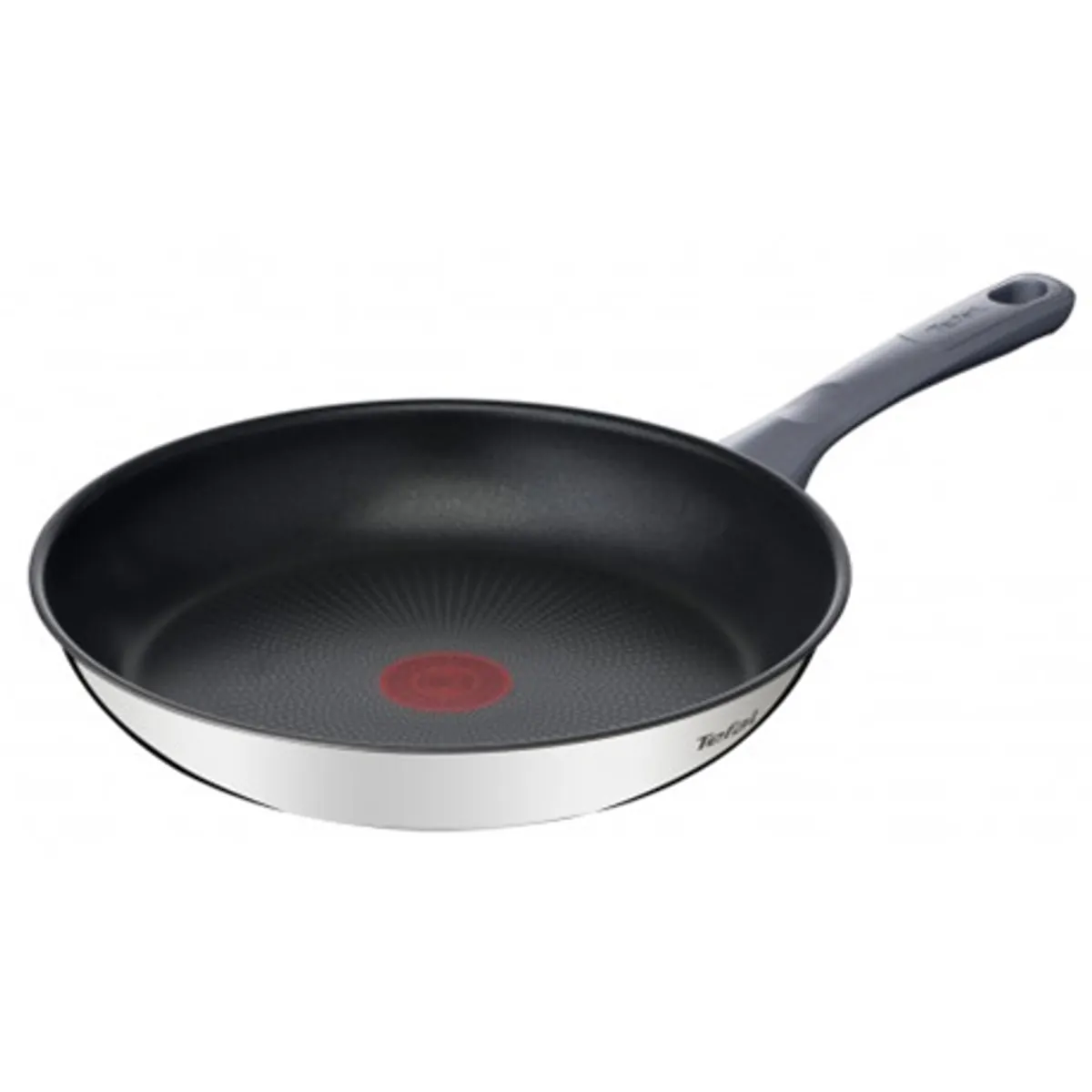 Tefal G7300455 Daily cook serpenyő 24 cm rozsdamentes acél Titanium 2X Thermo-Signal indukció #1