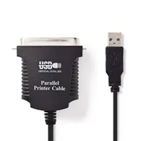 Nedis CCGP60880BK20 USB nyomtató kábel USB 2.0 2 m fekete #1