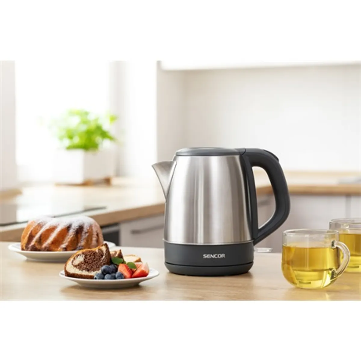 Sencor SWK2200SS vízforraló 1,2 l 2150 W nemesacél STRIX 360 fokos talp #5