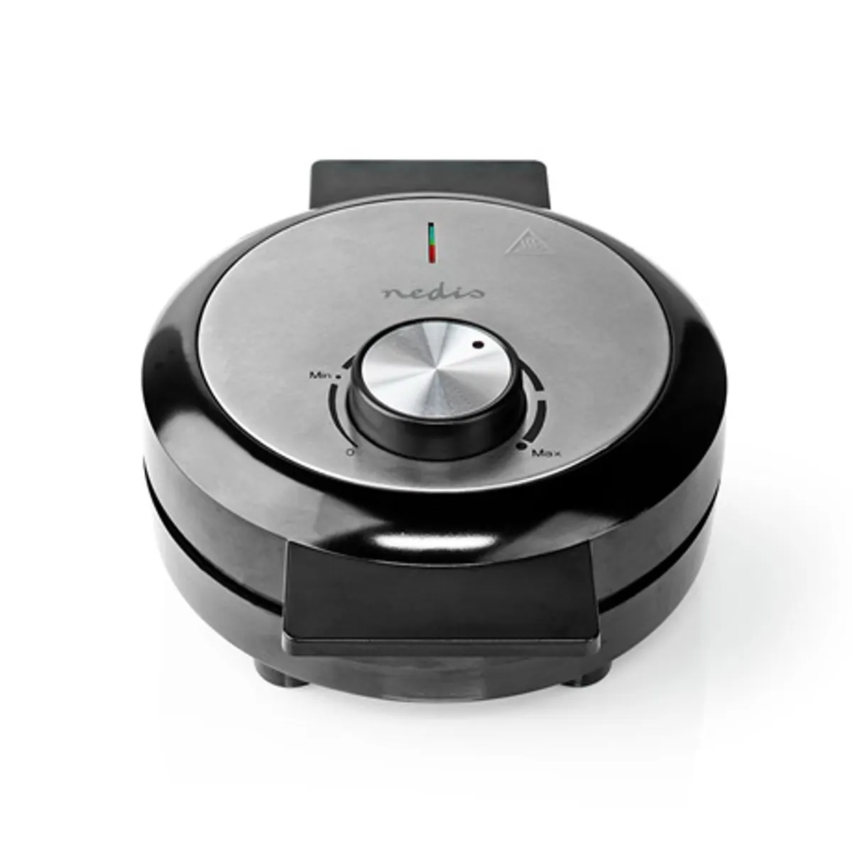 Nedis KAWP100BK gofrisütő szív alakú 19 cm, 1000 W, tapadásmentes bevonat, automatikus hőmérséklet-szabályozás, étel kész jelző, zárrendszer #4