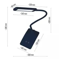 Emos Z7599B Eddy fekete dimmelheto 360 lm 24 LED 12 V 0,36 A tapegyseg tartozek 1,8 m IP20 #7