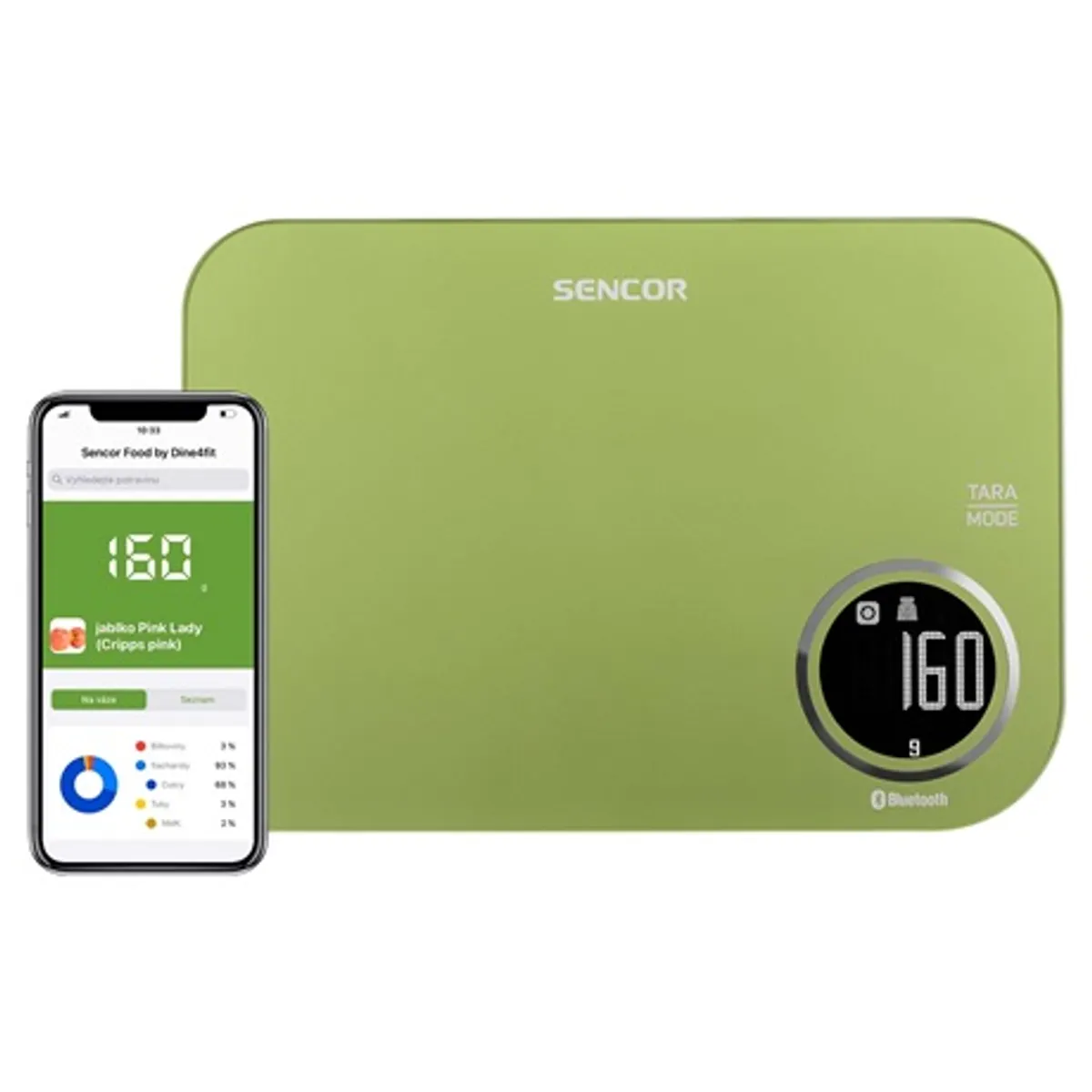 Sencor SKS 7070GG Konyhai mérleg smart Bluetooth #10