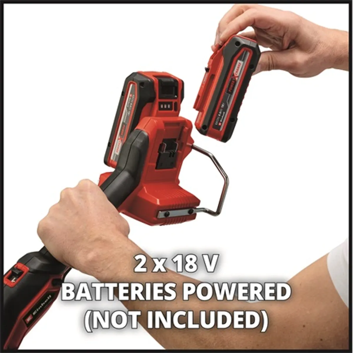 Einhell GP-CT 36/35 LI BL-SOLO fűszegélynyíró 2x18V PXC szénkefe nélküli motor 35 cm vágásszélesség állítható pótfogantyú tipp-automatika távtartó #7