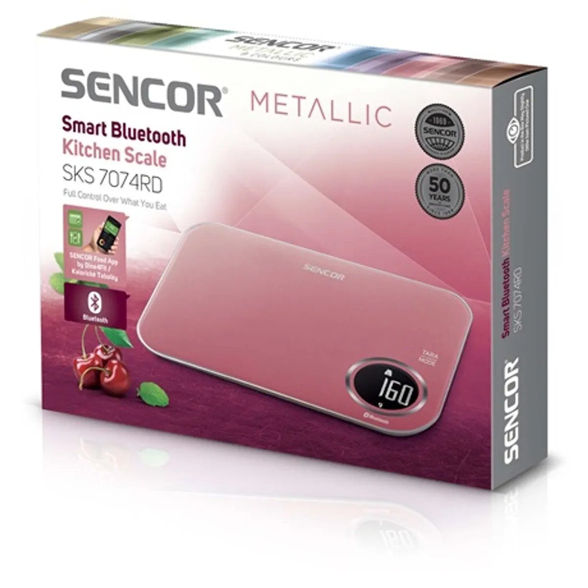 Sencor SKS 7074RD konyhai mérleg smart bluetooth 5 kg 1 g tara funkció #7