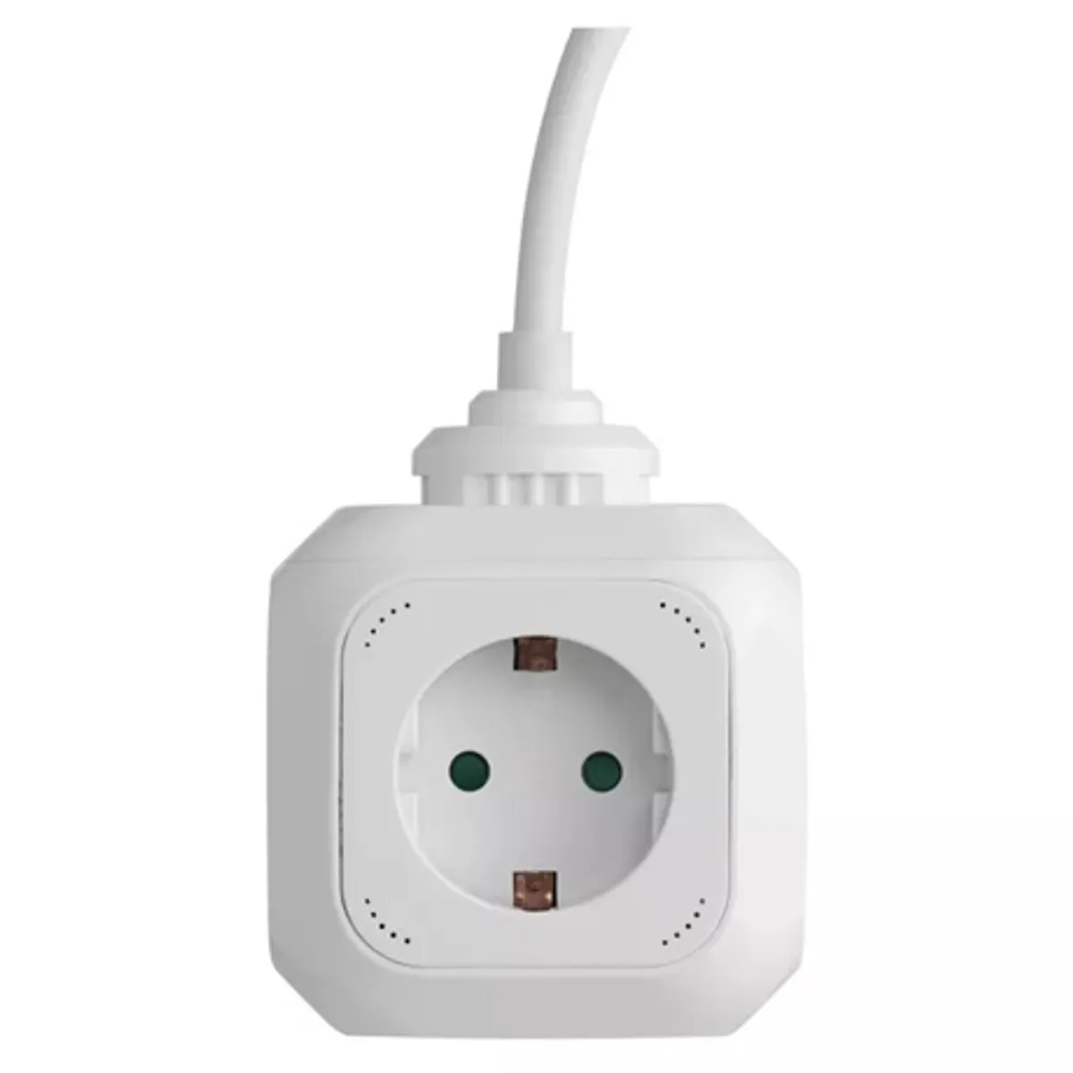 Emos P04219GU kocka hosszabbító 4 aljzat USB 2x 1,9 m fehér #1