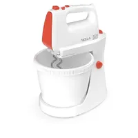 Tesla MX501WRB tálas mixer 500 W 5 fokozat 3 l fehér-piros