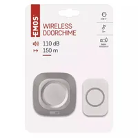 Emos P5733S vezeték nélküli csengő 433 MHz 110 dB 36 dallam 150 m IP44 #5