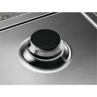 Electrolux KGS64362SX Slim line 4 égős gázfőzőlap WOK égő 4000W Marianne égő 2000W elöl jobb oldali kezelő #4