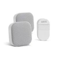 Delight 55347WH-2 vezeték nélküli csengő és éjjeli fény elem nélküli kinetikus technológia #1