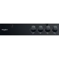 Whirlpool GOB 616/NB beépíthető gázfőzőlap 4 égő fekete edzett üveg elöl jobbra elhelyezett kezelőgombok #3