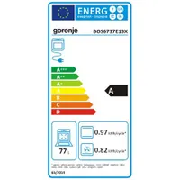 Gorenje BOS6737E13X beépíthető sütő inox energiaosztály A #8