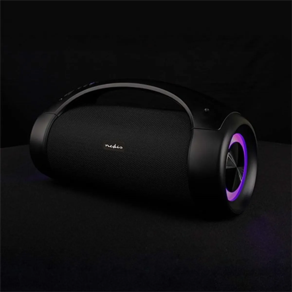 Nedis SPBB315BK Party Boombox 120W 2.0csatornás IPX5 RGB LED TWS USB-C 6h #7