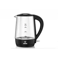 Orion OWKG-2019 vízforraló 1,7L üveg fekete 2200W automatikus kikapcsolás 360 fokos forgatás #1