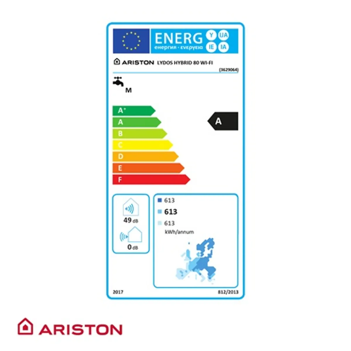 Ariston Lydos Hybrid WiFi 80 Forróvíztároló 1200W 75L 75C hibrid intelligencia #10