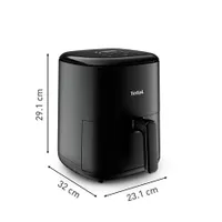 Tefal EY145810 Easy Fry Compact forrólevegős sütő 3 L fekete #3