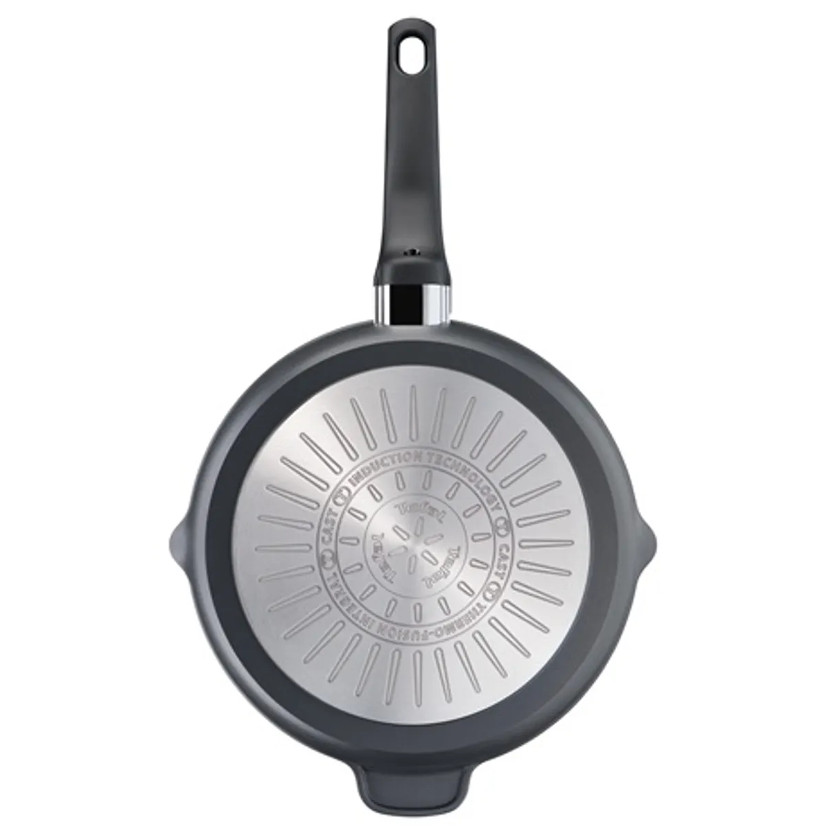 Tefal E2304074 grill serpenyő 26 cm öntött alumínium tapadásmentes bevonat indukciós-kompatibilis sütőben 175C-ig rögzített fogantyú #3