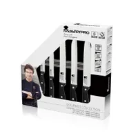 Masterproo BGMP-4330 késkészlet 5 részes rozsdamentes acél mágneses késtartó #2