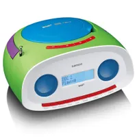 Lenco SCD-70 hordozható cd-s rádiómagnó dab rádióval usb lejátszás mp3 wma támogatás lcd kijelző 2 hangszóró 2 w rms #2