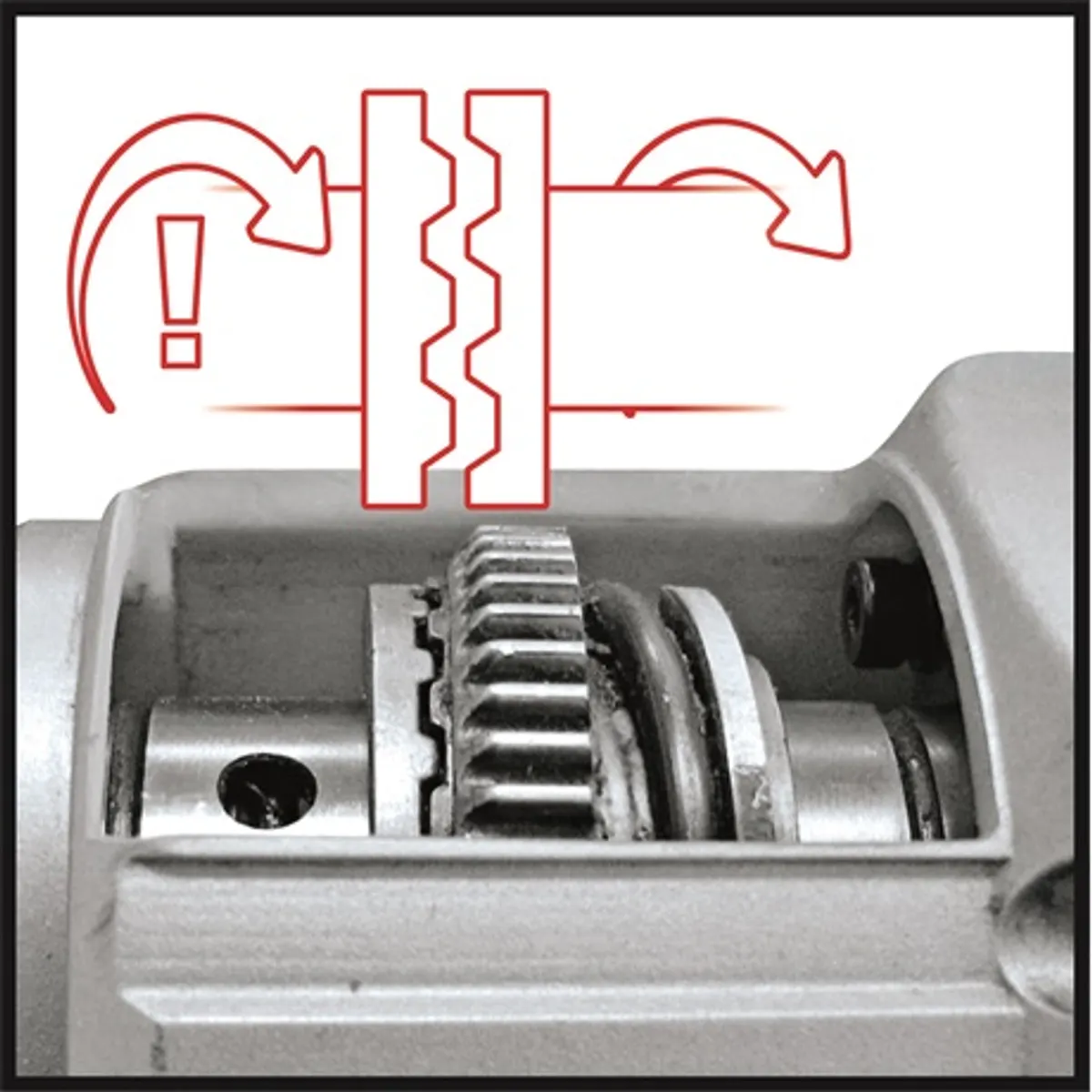 Einhell TC-RH 620 4F KIT Fúrókalapács SDS-plus, 620 W, 1250 min-1, 5200 min-1 ütés, 2.2 J, mélységütköző, 3 db fúrószárral, Softgrip #3