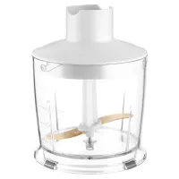 Sencor SHB 6551WH Botmixer 7 in 1 1500 W 20 fokozat 800 ml keverőedény 500 ml edény titánbevonatú rozsdamentes acél pengék #4