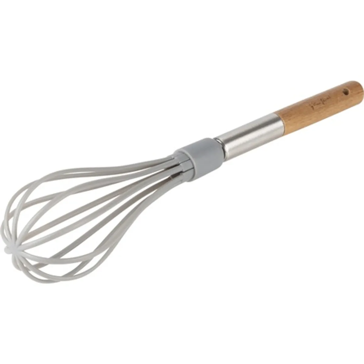 Lamart LT3992 Wood habverő 29 cm fa acél szilikon barna szürke 210 C-ig mosogatógépben mosható #2