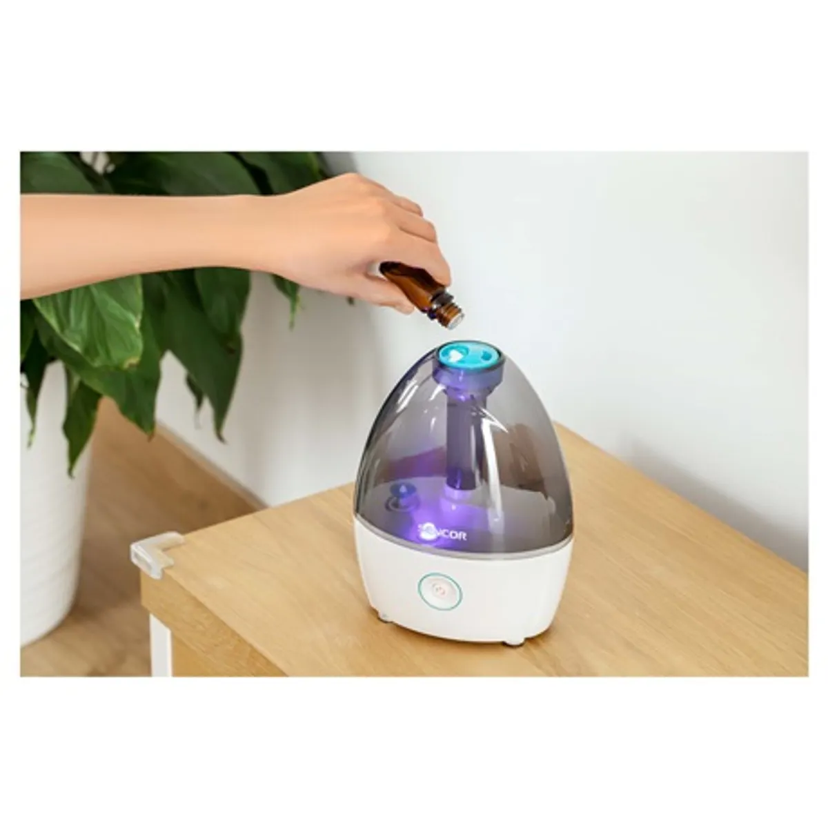 Sencor SHF 901WH Párásító mini 2,4 MHz ultrahangos 0,9 l tartály 41 dB noiseless technológia #8