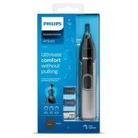 Philips NT3650-16 Series 3000 orr- és fülszőrnyíró PrecisionTrim Protective Guard AA elemmel működik 2 szemöldökfésűvel #4