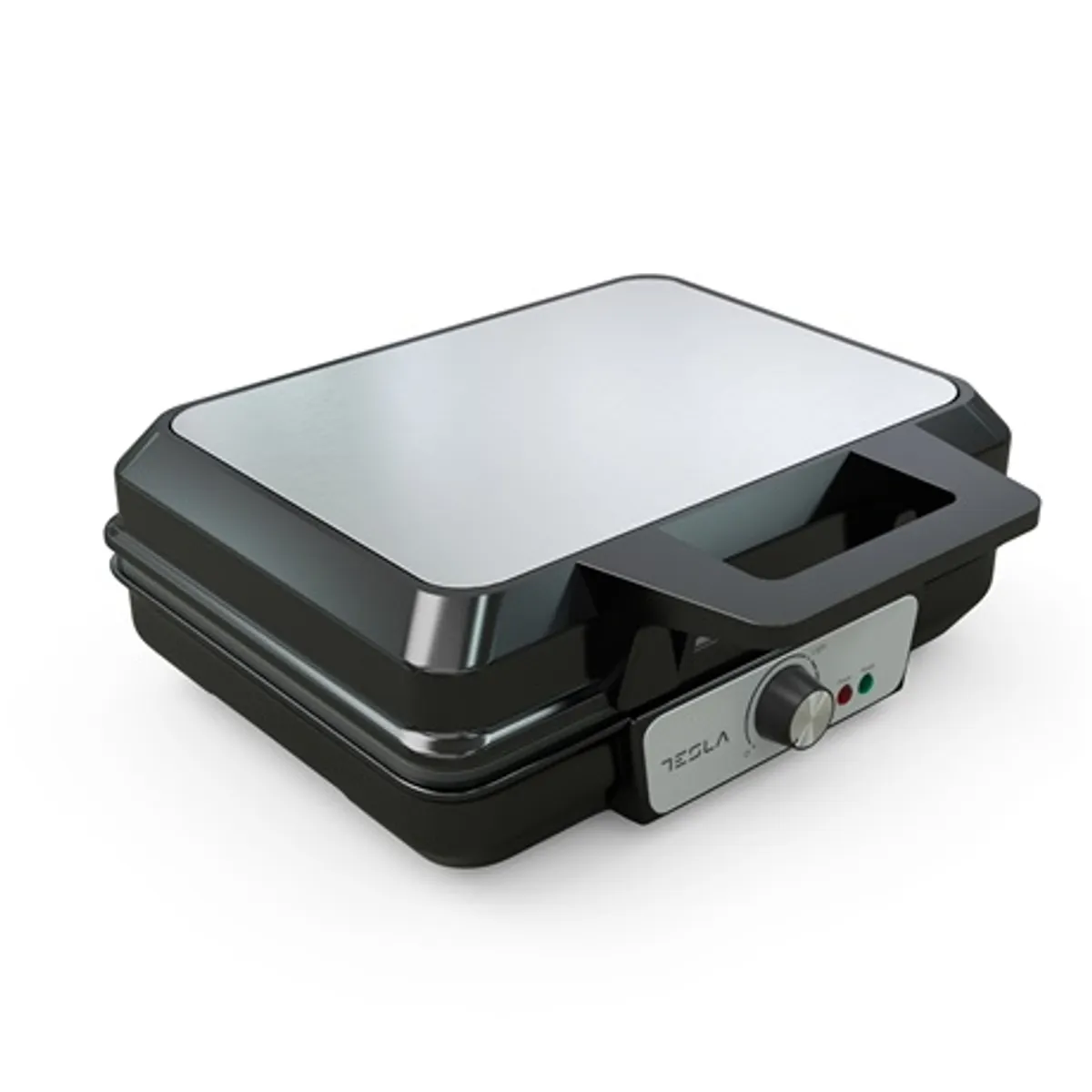 Tesla WM200BX gofrisütő 1000 W 230x168 mm fekete-inox #1