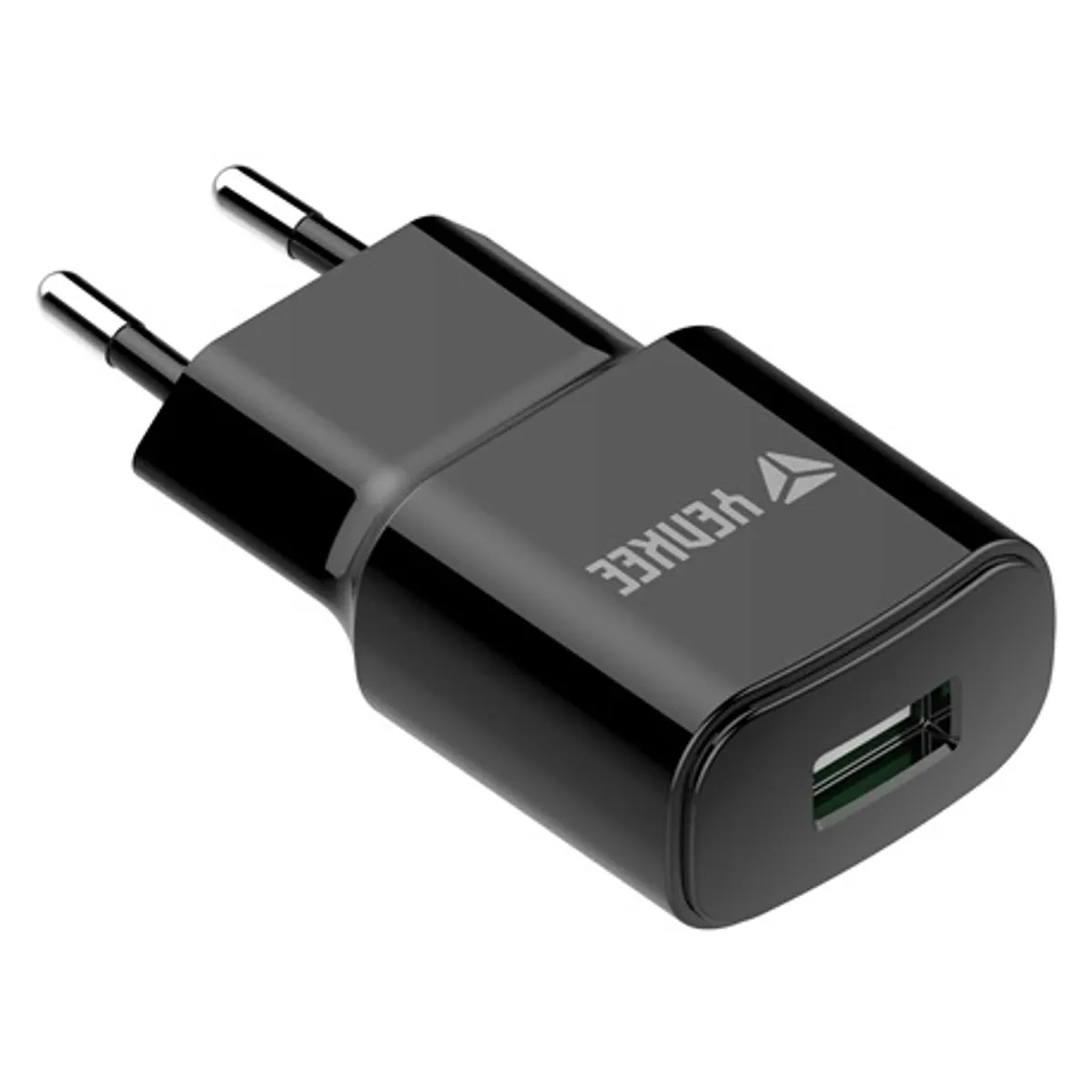 Yenkee YAC 4600 Hálózati töltő kábel 2,4A 12W kompakt fekete 1m fonott Lightning iPhone iPad #2