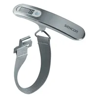 Sencor SLS900WH úti digitális bőröndmérleg 50 kg max, 100 g pontosság, adatzár 30 s, egy gombos vezérlés, CR2032 elem #1