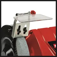 Einhell TC-US 350 asztali szalagcsiszoló 350 W 2980 min-1 686x50 mm szalag 80 szemcsefinomság 150x32 mm korong 36 szemcsefinomság #3