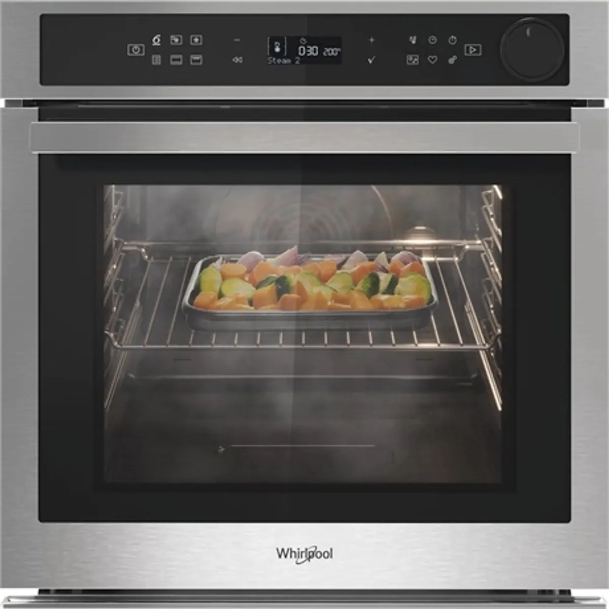 Whirlpool AKZ9S 8271 IX sütő beépíthető elektromos 73 l xxl 6th sense cook3 pirolitikus és hidrolitikus tisztítás ready2cook softclosing #4